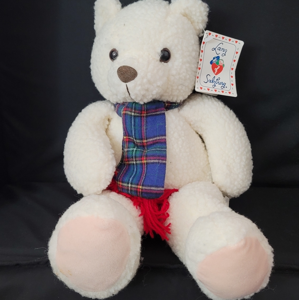Lanz of Salzburg White Teddy Bear